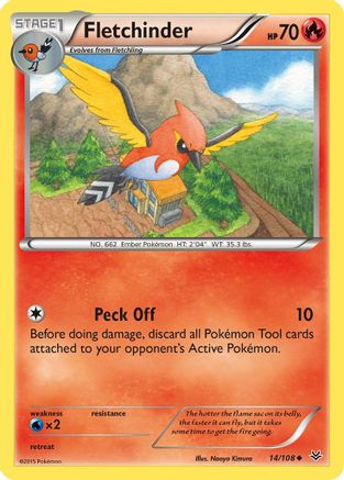 XY - Roaring Skies Fletchinder #14