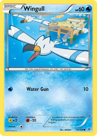 XY - Roaring Skies Wingull #18