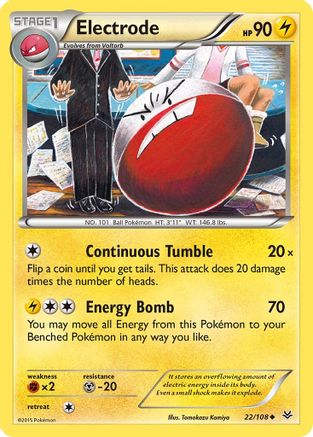 XY - Roaring Skies Electrode #22