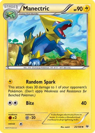 XY - Roaring Skies Manectric #25