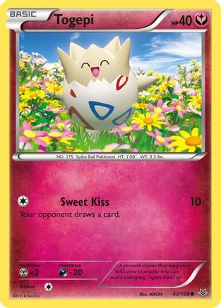 XY - Roaring Skies Togepi #43