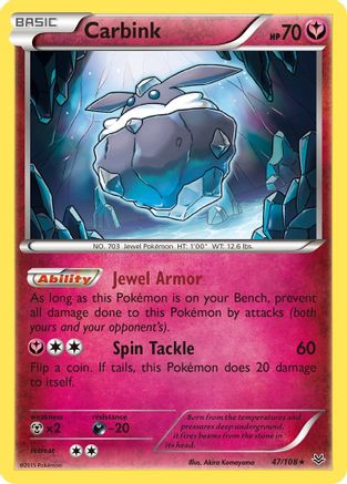 XY - Roaring Skies Carbink #47