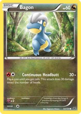 XY - Roaring Skies Bagon (54) #54