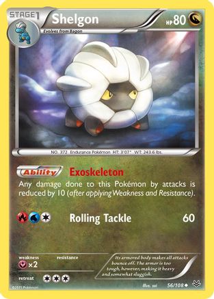XY - Roaring Skies Shelgon #56