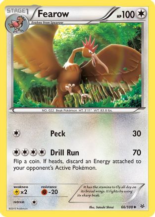 XY - Roaring Skies Fearow #66