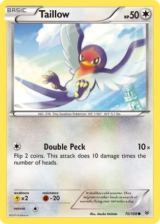 XY - Roaring Skies Taillow #70