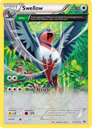XY - Roaring Skies Swellow (72 Delta) #72