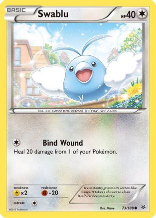 XY - Roaring Skies Swablu #73