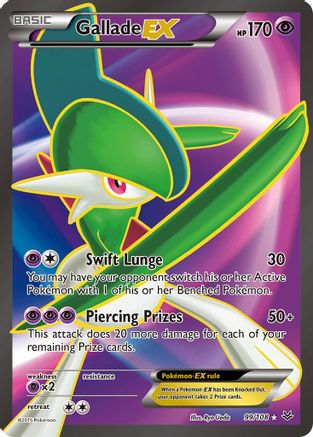 XY - Roaring Skies Gallade EX (99 Full Art) #99