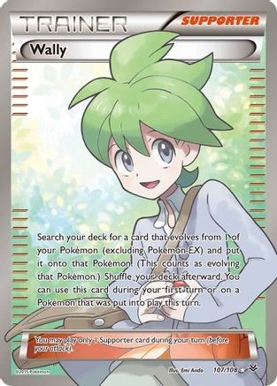 XY - Roaring Skies Wally (107 Full Art) #107