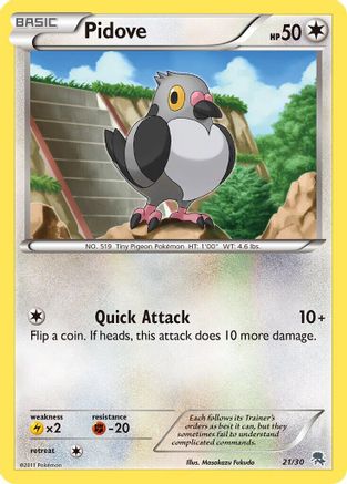 Energy Search 21 BW trainer Kit (Excadrill) Pokémon card