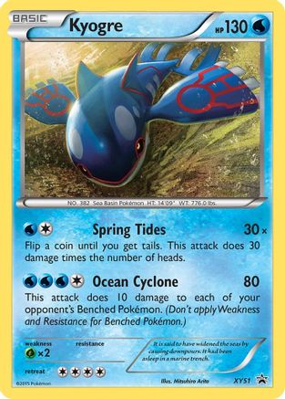 XY Promos Kyogre #XY51