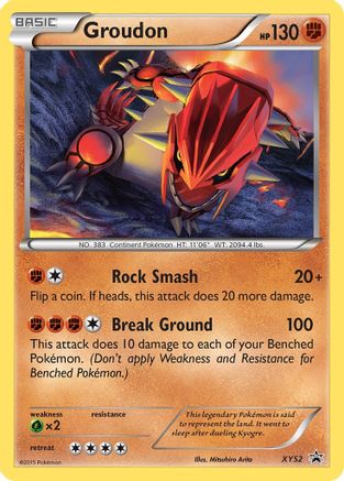 XY Promos Groudon #XY52