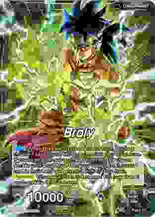 Dragon Ball Z DBZ CCG TCG BR3 Broly, Empowered LV3 (Silver) FOIL Promo Card