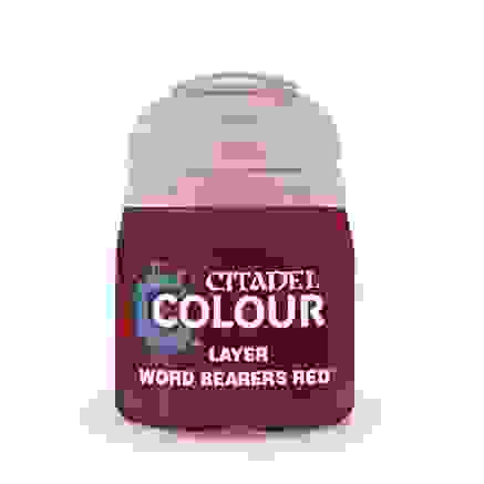 Citadel Layer – Word Bearers Red (Lot De 6 Flacons De 12 Ml), Peinture Pour Figurines, Idéale Pour Les Détails Et Les Bords