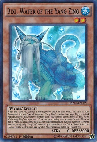 Bixi, Water of the Yang Zing