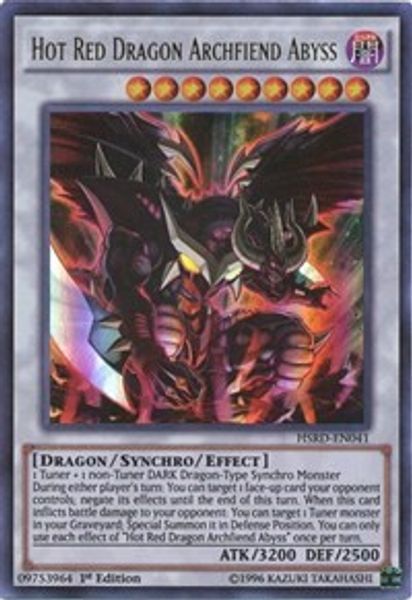 Hot Red Dragon Archfiend Abyss