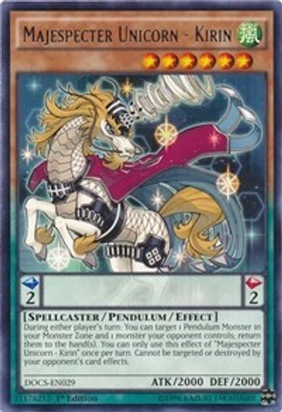 Majespecter Unicorn - Kirin