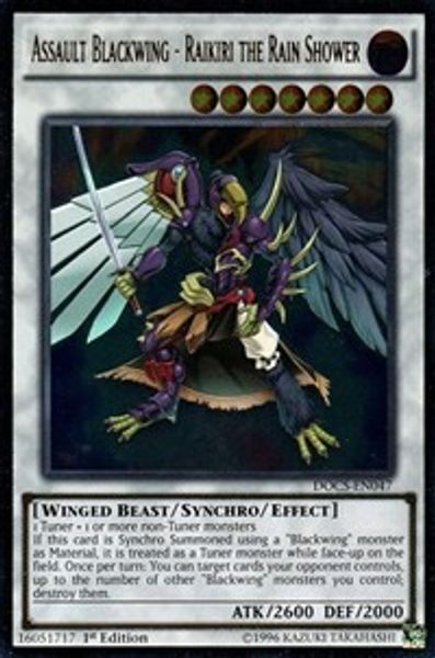 Assault Blackwing - Raikiri the Rain Shower
