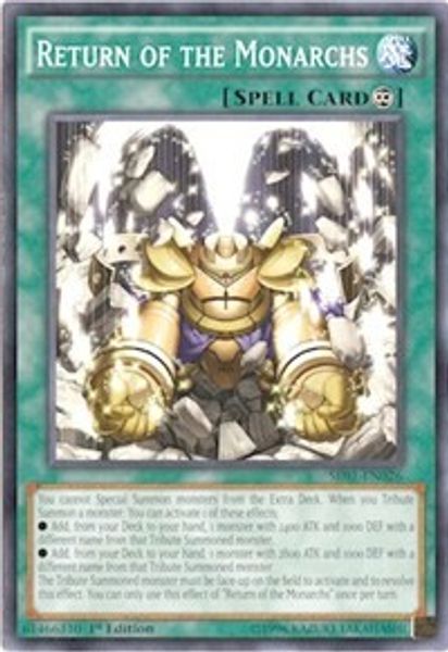 Return of the Monarchs