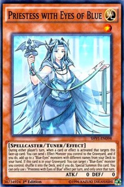 Priestess with Eyes of Blue