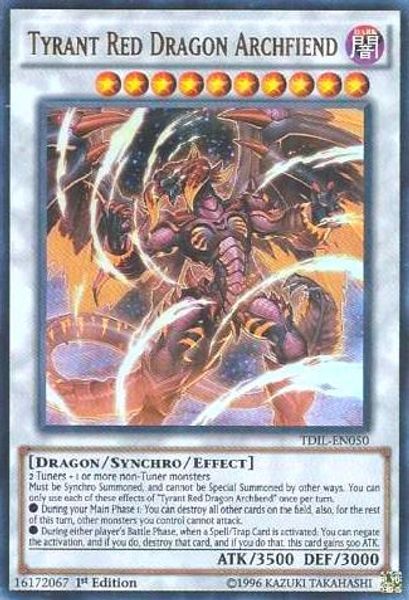 Tyrant Red Dragon Archfiend