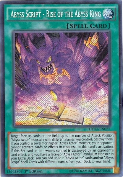 Abyss Script - Rise of the Abyss King
