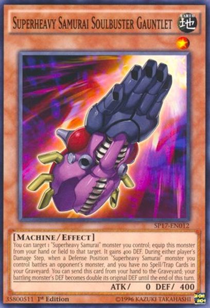 Superheavy Samurai Soulbuster Gauntlet