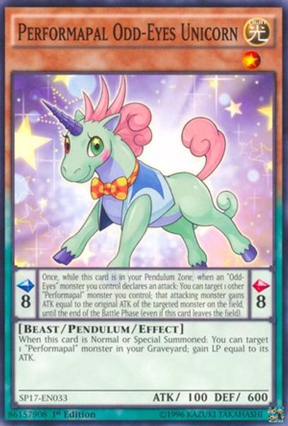 Performapal Odd-Eyes Unicorn