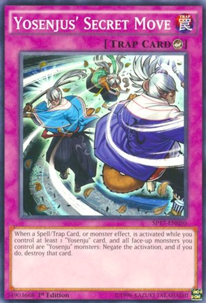 Yosenjus' Secret Move