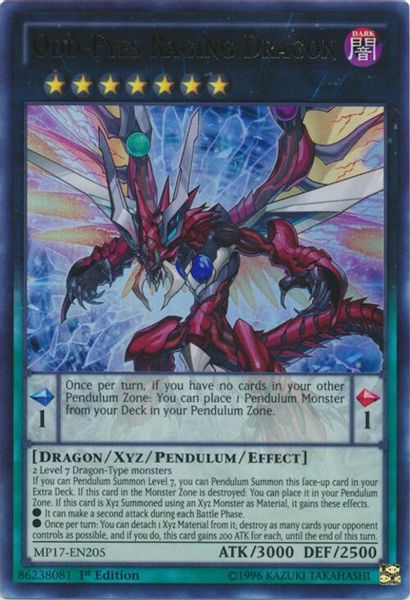 Odd-Eyes Raging Dragon