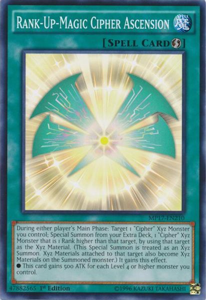 Rank-Up-Magic Cipher Ascension