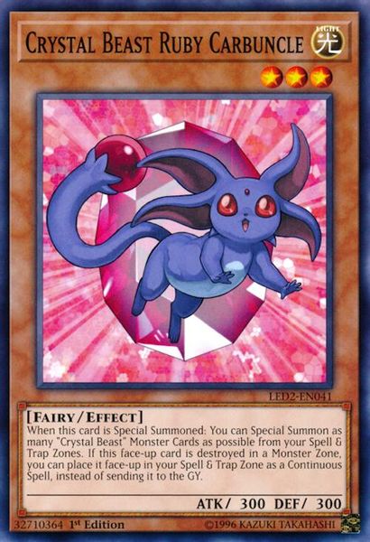 Crystal Beast Ruby Carbuncle