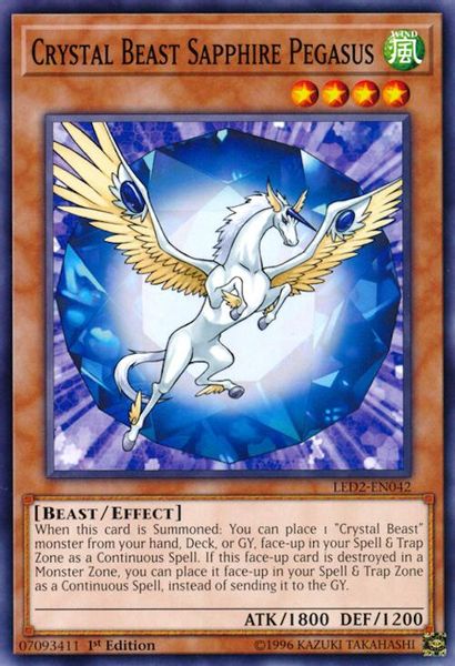 Crystal Beast Sapphire Pegasus