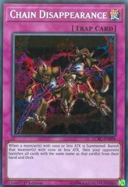 Chain Disappearance