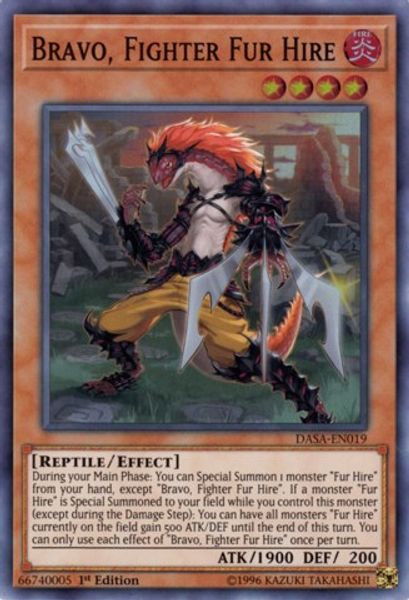 Bravo, Fighter Fur Hire
