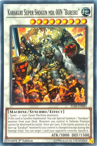 Karakuri Super Shogun mdl 00N "Bureibu"