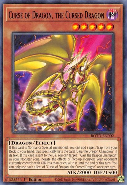 Curse of Dragon, the Cursed Dragon