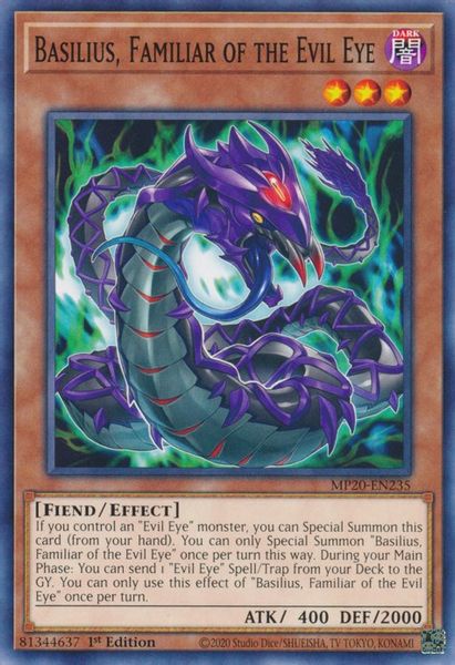 Basilius, Familiar of the Evil Eye