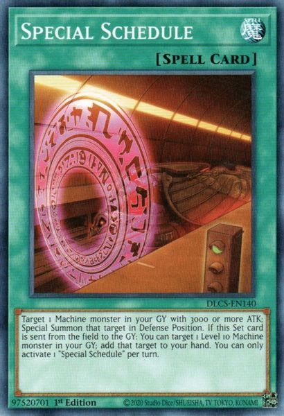 Special Schedule