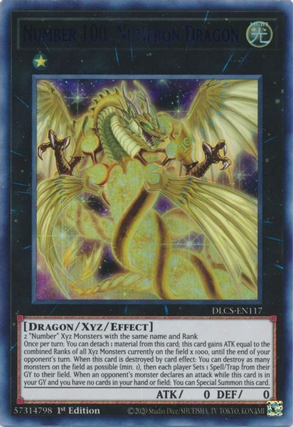 Number 100: Numeron Dragon