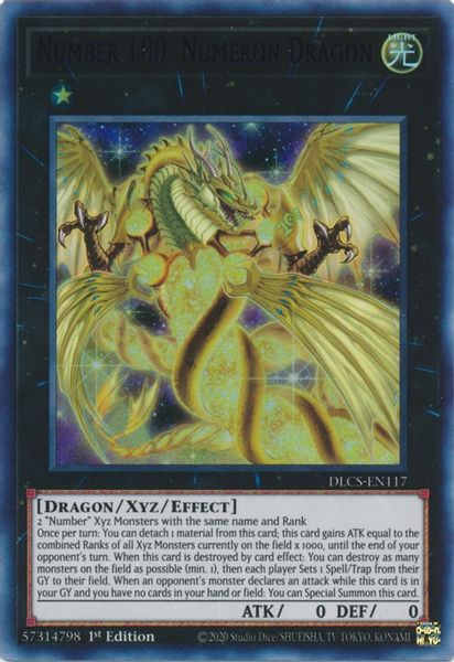 Number 100: Numeron Dragon