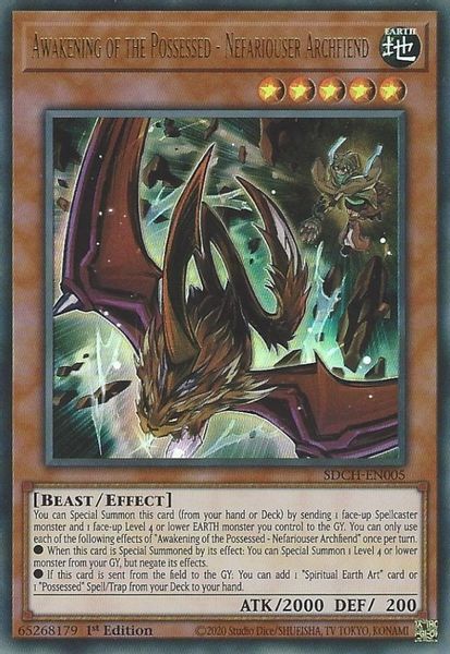 Awakening of the Possessed - Nefariouser Archfiend