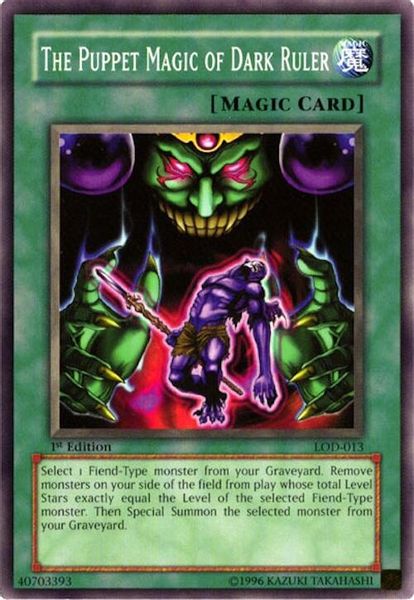 The Puppet Magic of Dark Ruler