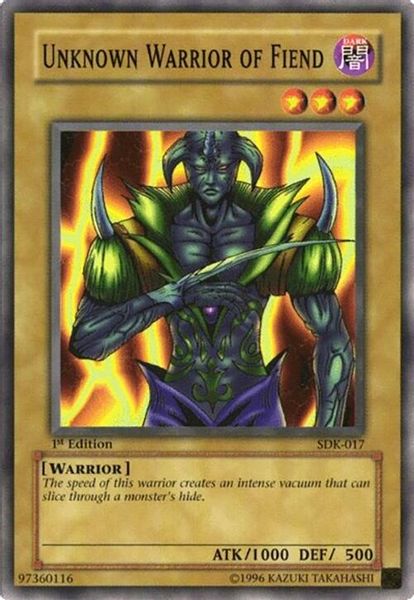 Unknown Warrior of Fiend