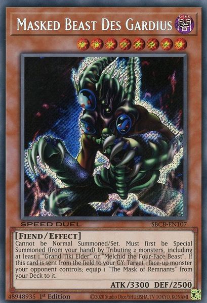 Masked Beast Des Gardius