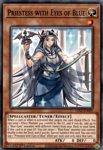 Priestess with Eyes of Blue