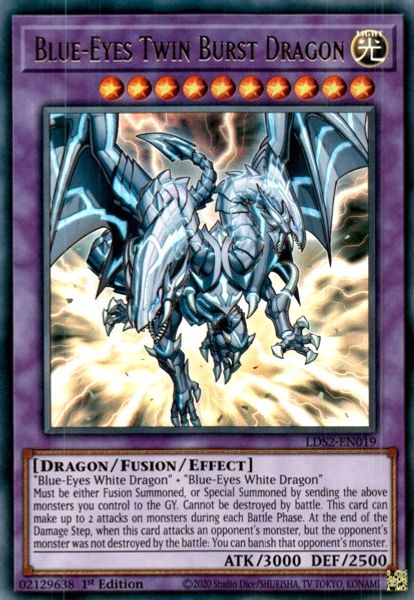Blue-Eyes Twin Burst Dragon