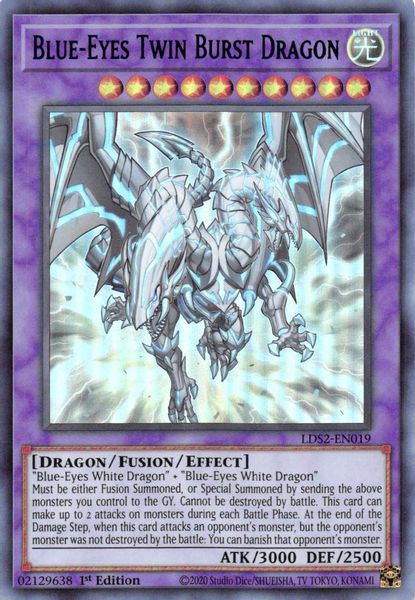 Blue-Eyes Twin Burst Dragon