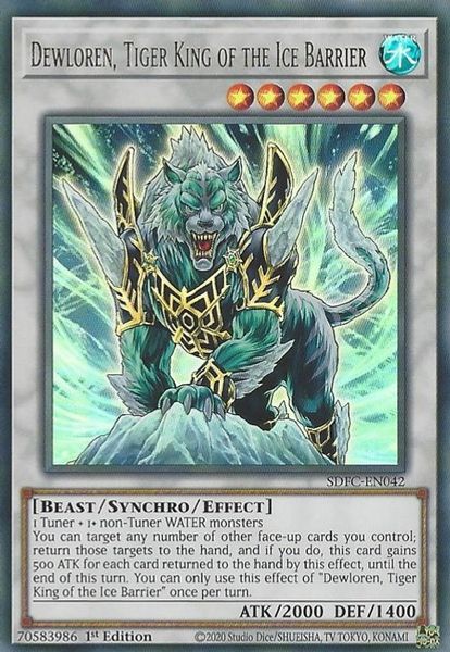 Dewloren, Tiger King of the Ice Barrier